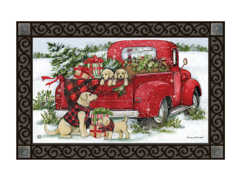 Christmas Puppies MatMate® - 18 x 30 in