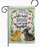 When We Are Together Flag - 13 x 18.5 in D/S