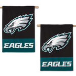 Eagles - 28 x 40 in Vertical Banner Flag - appliqued - double-sided