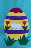 Easter Egg Flag on Mint Green - 12 x 18 in