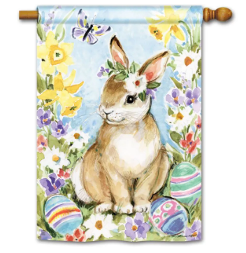 Easter Visit BreezeArt® Flag - 28 x 40 in