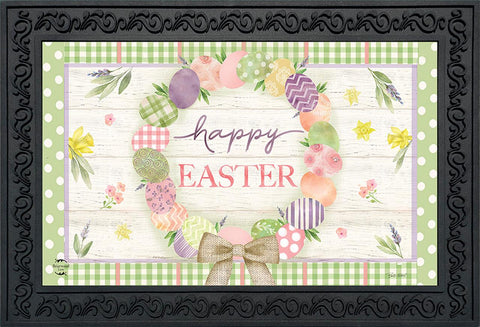 Easter Egg Wreath Mat - 18 x 30 in