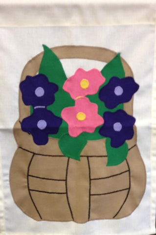 Impatiens Basket Garden Flag