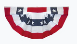 Fan Drape with Stars (poly-cotton, cotton and nylon)