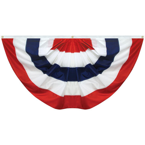 Fan Drape - Nylon with Stripes - 27 x 54 in - sewn