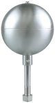 Flagpole Ball Silver - 3 in