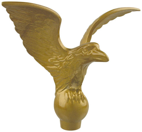 Flagpole Eagle - 8 in Gold - on Spindle