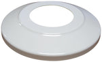 Flash Collar - aluminum - white - 12 inch diameter with 4 in opening