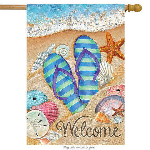 Day in the Sun Welcome Flag - 28 x 40 in