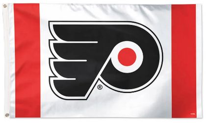 Flyers Flag - 3 x 5 ft Poly Deluxe on White