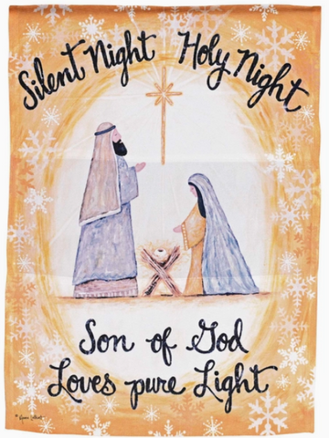 Holy Family/Pure Light Flag - 30 x 44 in - double-sided