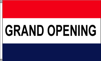 GRAND OPENING Flag - Nylon with Grommets - 3 x 5 ft