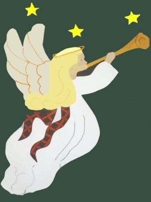 Gabriel Angel Flag on Hunter - 3 x 4.5 ft