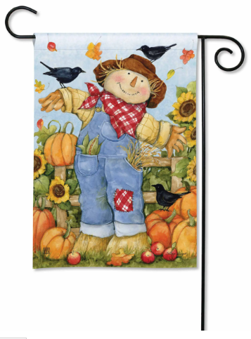 Garden Scarecrow BreezeArt® Flag - 12.5 x 18 in