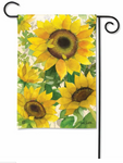 Gathering Sunflowers BreezeArt® Flag - 12.5 x 18 in