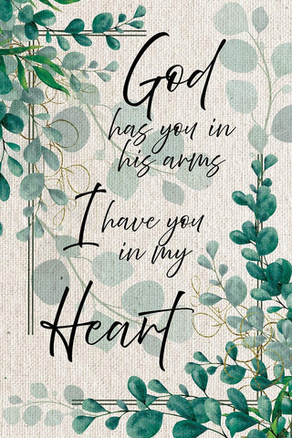 God Has You Flag -  double-sided - 12.5 x 18 in