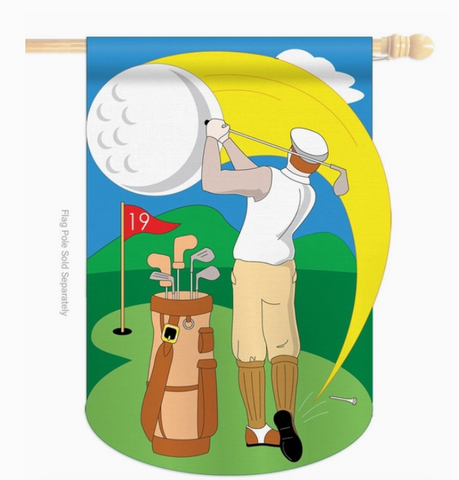 Golf Flag - double-sided - 28 x 40 in