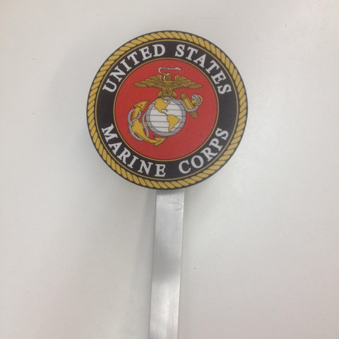 Grave Marker - Branches of Military - Aluminum with Vinyl