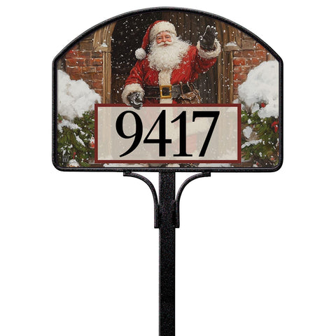 Greetings from Santa YardDesign® - 14 x 10 in