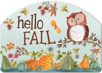 Hello Fall Owl YardDesign® - 14 x 10 in