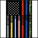 Heroes Flag - 12.5 x 18 in - double-sided