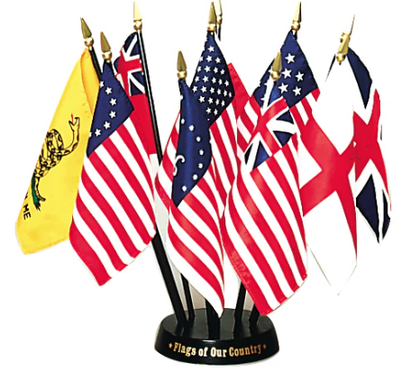 Historic Flag Sets - Flags of our Country - 4 x 6 in