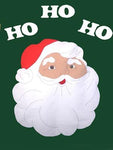 Ho Ho Ho Santa Flag on Hunter - 3 x 4.5 ft