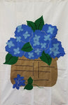 Hydrangeas on White - 3 x 4.5 ft