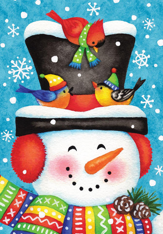 Jolly Snowman - 28 x 40 in - double-sided