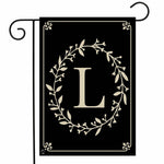 Classic Monogram (L) Flag - 12.5 x 18 in