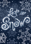 Let It Snow Flag