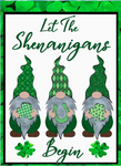 Let the Shenanigans Begin - double-sided - 12 x 18 in