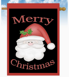 Merry Christmas Santa Flag - 28 x 40 inch