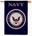 Navy Flag - 28 X 40" double -sided