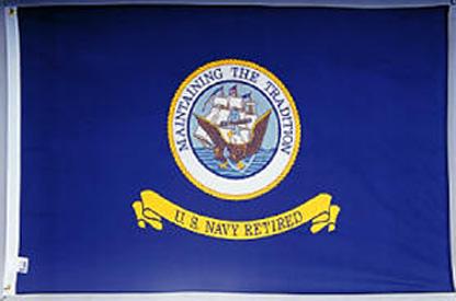 Navy Retired Flag