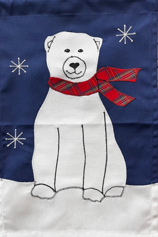 Polar Bear Garden Flag