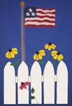 Patriotic Coneflower Flag