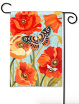 Poppy Buttterfly BreezeArt® Flag - 12.5 x 18 in