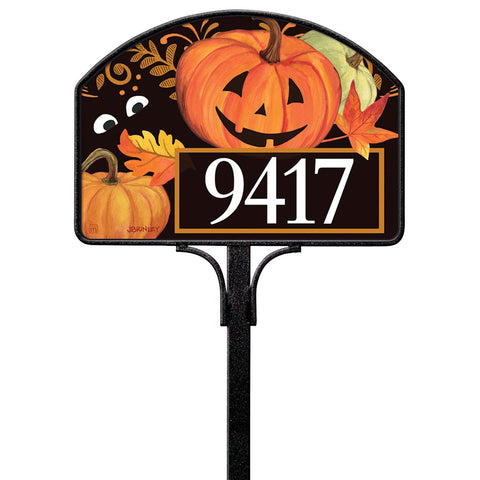 Pumpkin Eyes YardDesign® - 14 x 10 in