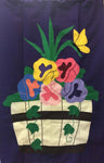 Pansy Barrel Flag