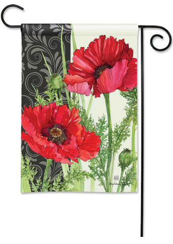 Regal Poppies BreezeArt® Flag - 12.5 x 18 in
