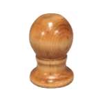 Wood Ball Top for 1 inch residential pole