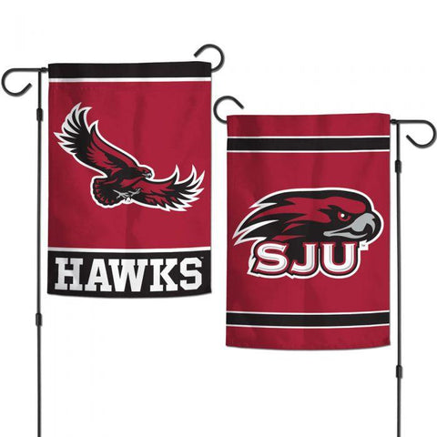 St Joe's Univ - 12.5 x 18 in Garden Flag - Double-sided