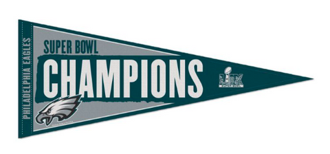 SUPER BOWL Eagles Classic Pennant - 12 x 30 in