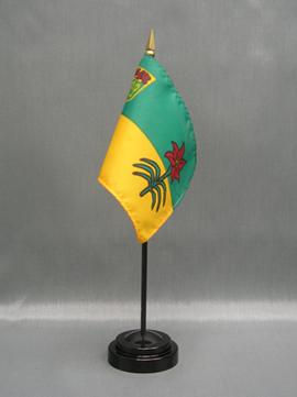 Saskatchewan Stick Flag - 4 x 6 in