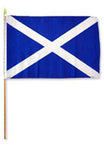 Scotland with Cross Stick Flag - 12 x 18 in