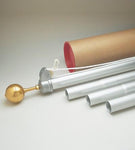 Sectional White Aluminum Flagpole - 20 ft x 2 inch diameter - white