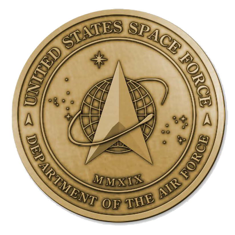 Space Force Medallion - Brass – The Flag and Sign Place