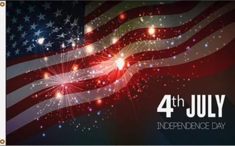 July 4th Sparklers - Nylon 3x5 ft