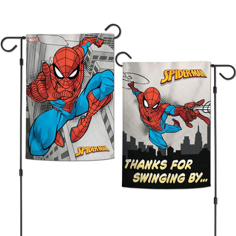 Spiderman-Marvel - 12.5x18 in Garden Flag - double-sided